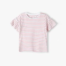 14TEE 8K: Crew T-Shirt With Frill Sleeve (1-3 Years)